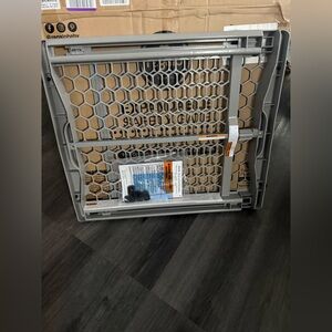 Gray Expandable Safety Gate